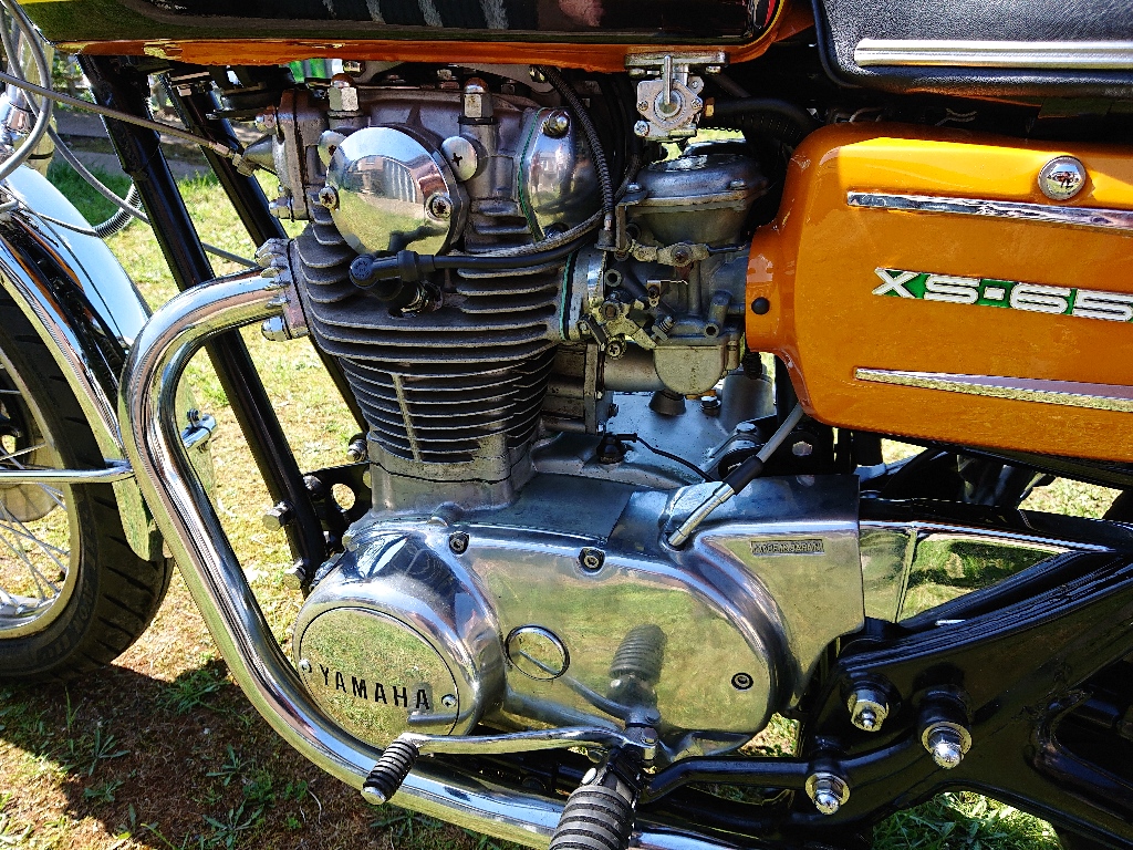 A 1971 Yamaha XS650, registration number FMW 548J, frame number S650-106420, - Image 2 of 6