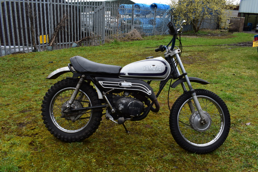 A 1966 Yamaha RS100, frame number 367009531, bronze.