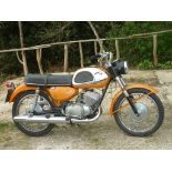 EXTRA LOT: A 1966 Suzuki T20 Super Six, frame number 21663, engine number 21515, orange.