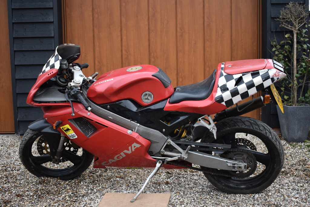 A 1994 Cagiva Mito 125, registration number L601 HKN, frame number 8P-023407, red. - Image 2 of 5