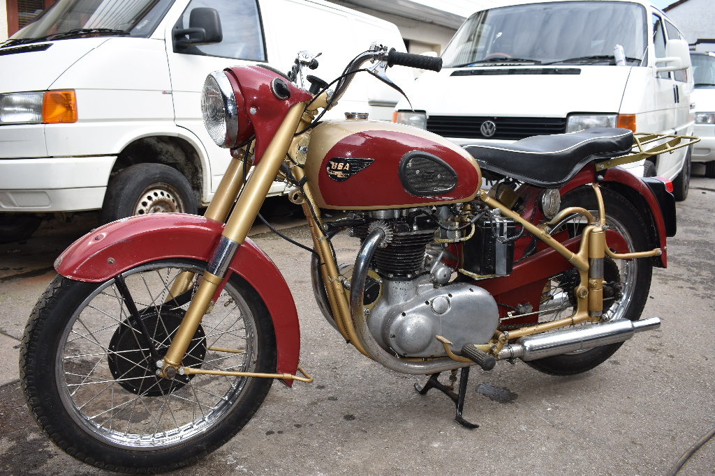 A 1953 BSA A10 Golden Flash, registration number MBT 639, frame number BA7510504, gold/red. - Image 2 of 6