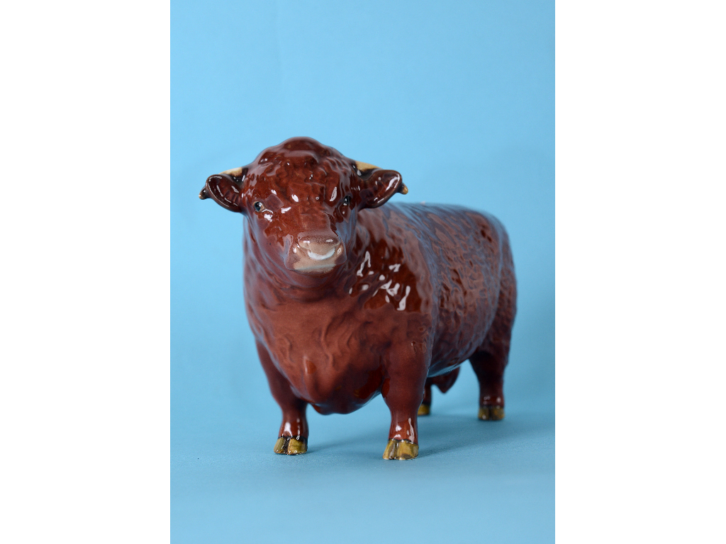 A rare Beswick Lincoln Red Bull, 1363A, - Image 2 of 4