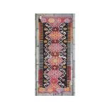 A Turkish Kilim rug, 205 x 86 cm