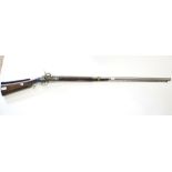 An early 19th century percussion cap gun,