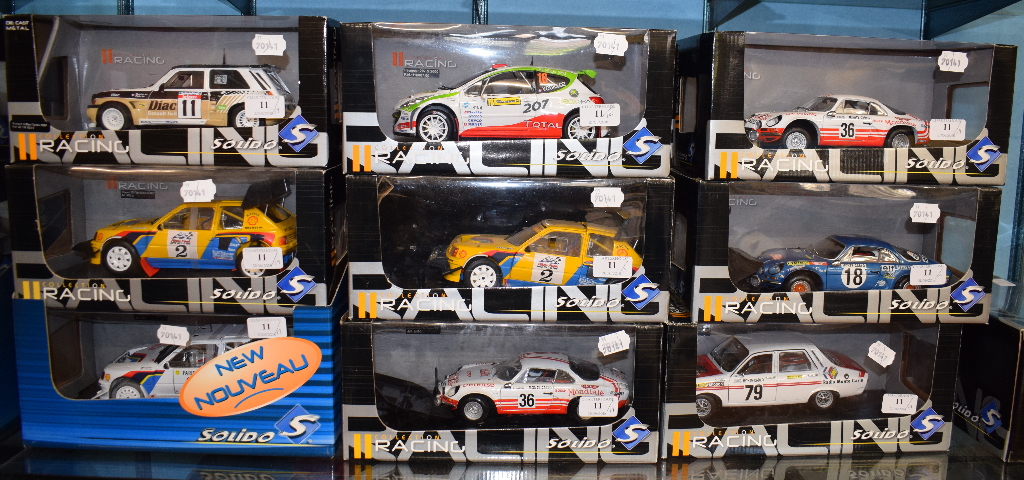 A Solido Racing Collection 1:18 scale die-cast model Renault 5 Maxi Turbo,