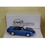 A Otto 1:18 scale die-cast model Alphine A108 Cabriolet, and nine other Otto model cars,