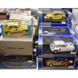 An Universal Hobbies 1:18 scale die-cast model Renault 5 Turbo, and other assorted model cars,