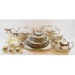 A quantity of Crown Ducal Orange Tree pattern dinner, tea and coffee wares,