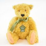 A Steiff limited edition teddy bear, Harrods Musical Bear, 1764/2000, 011924, 40 cm high,