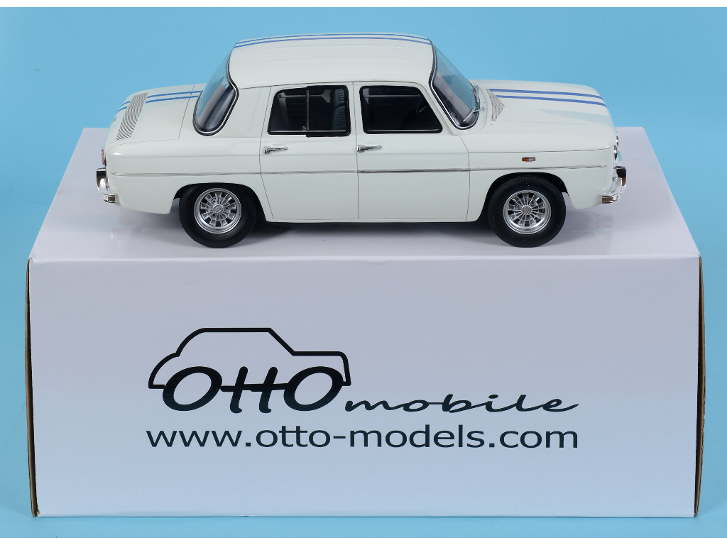 An Otto 1:12 scale Renault 8 Gordini Blanche,