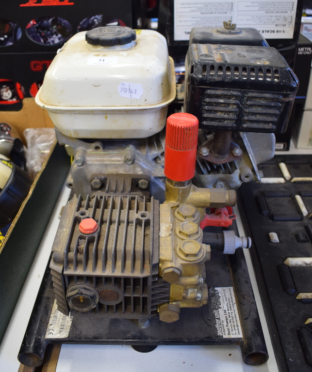 An Interpump Honda four stroke water pump