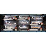 A Sun Star 1:18 scale die-cast model Ford Escort Mk II, and eight other Sun Star model rally cars,