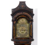 A longcase clock, the 30 cm arch square