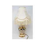 A Royal Crown Derby Old Imari table lamp