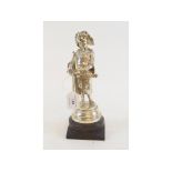 A plated bronze figure, in the form of a