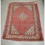 A Serabend rug, decorated botek motifs,