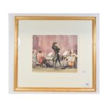 Dennis Page, Piano Trio, watercolour wit