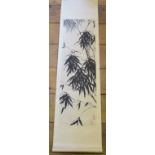 A Chinese scroll picture, bamboo, image