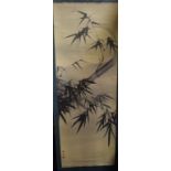 A Chinese scroll picture, bamboo, image