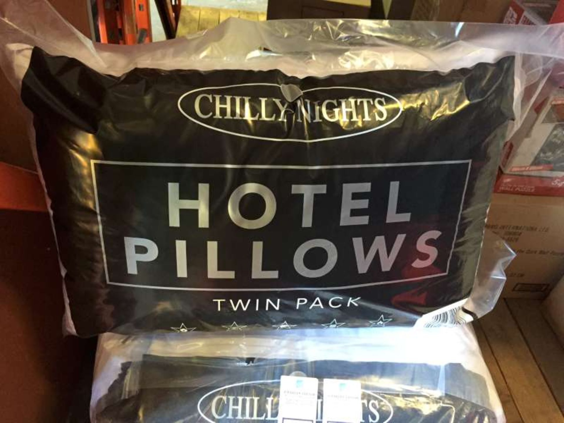 12 X BRAND NEW CHILLY NIGHTS PILLOWS IN 1 BAG