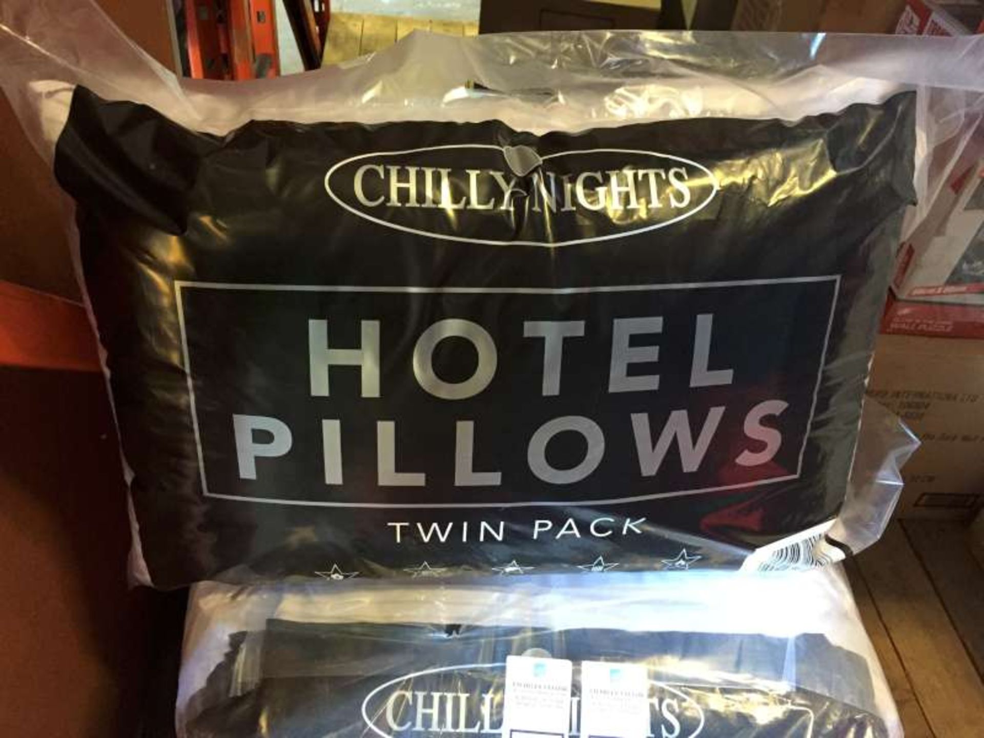 12 X BRAND NEW CHILLY NIGHTS PILLOWS IN 1 BAG