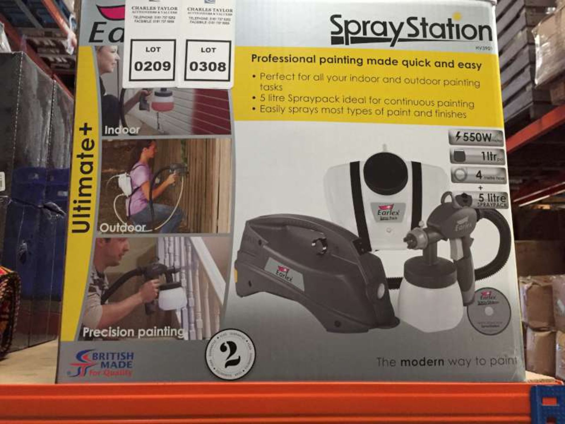 3 X BRAND NEW BOXED EARLEX SPRAY STATIONS