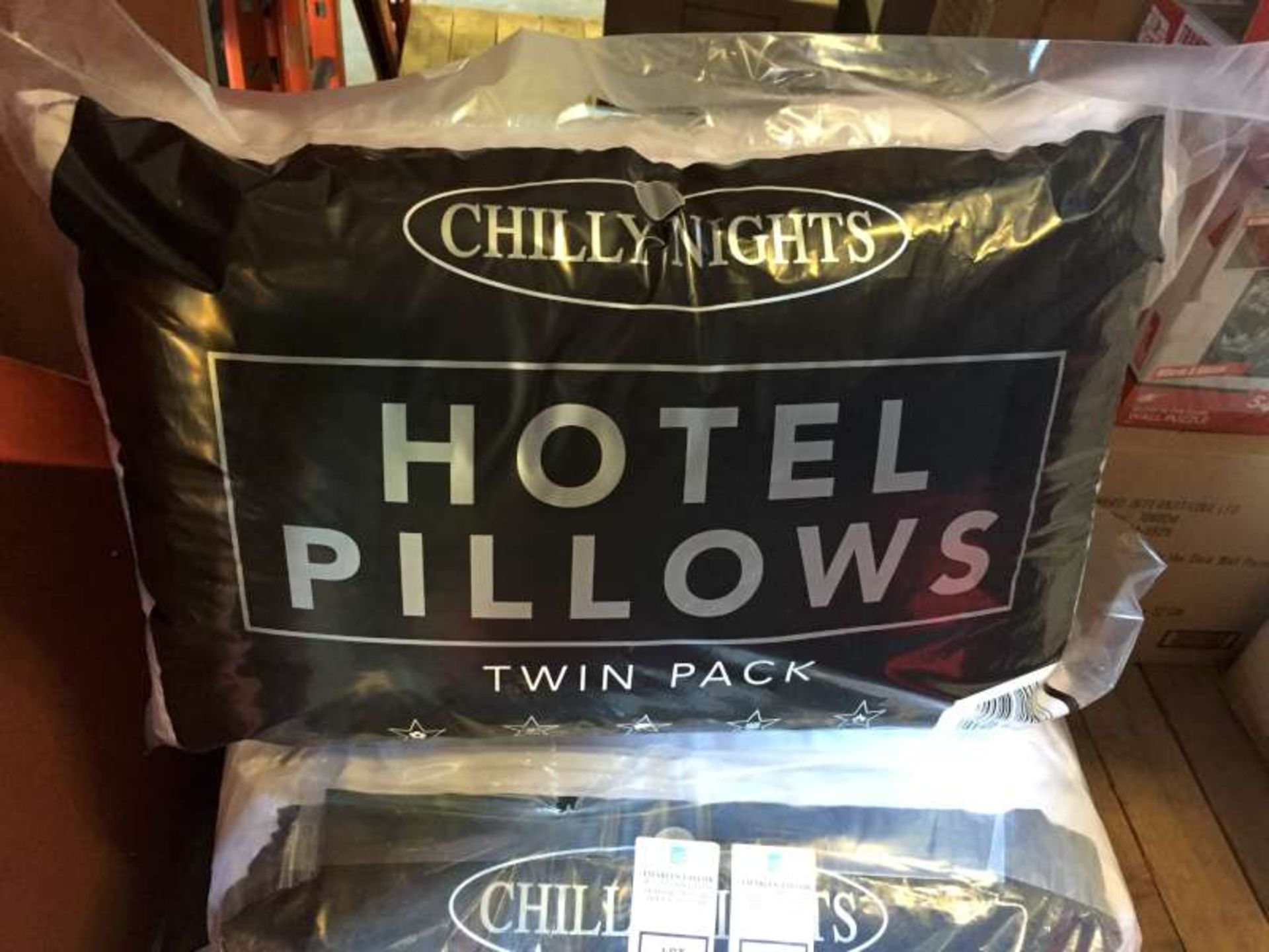 12 X BRAND NEW CHILLY NIGHTS PILLOWS IN 1 BAG