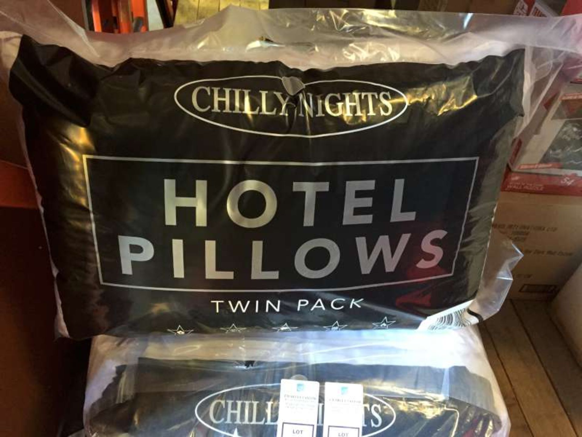12 X BRAND NEW CHILLY NIGHTS PILLOWS IN 1 BAG