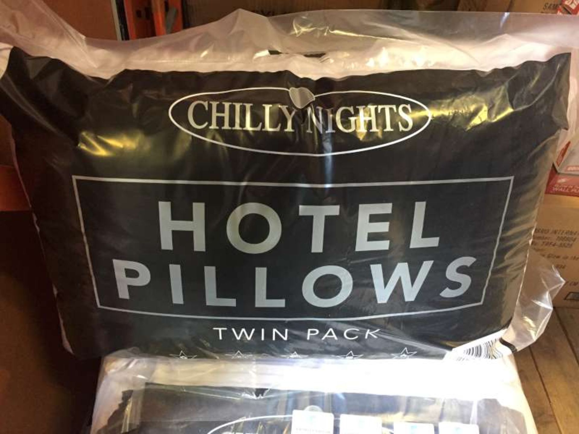 12 X BRAND NEW CHILLY NIGHTS PILLOWS IN 1 BAG