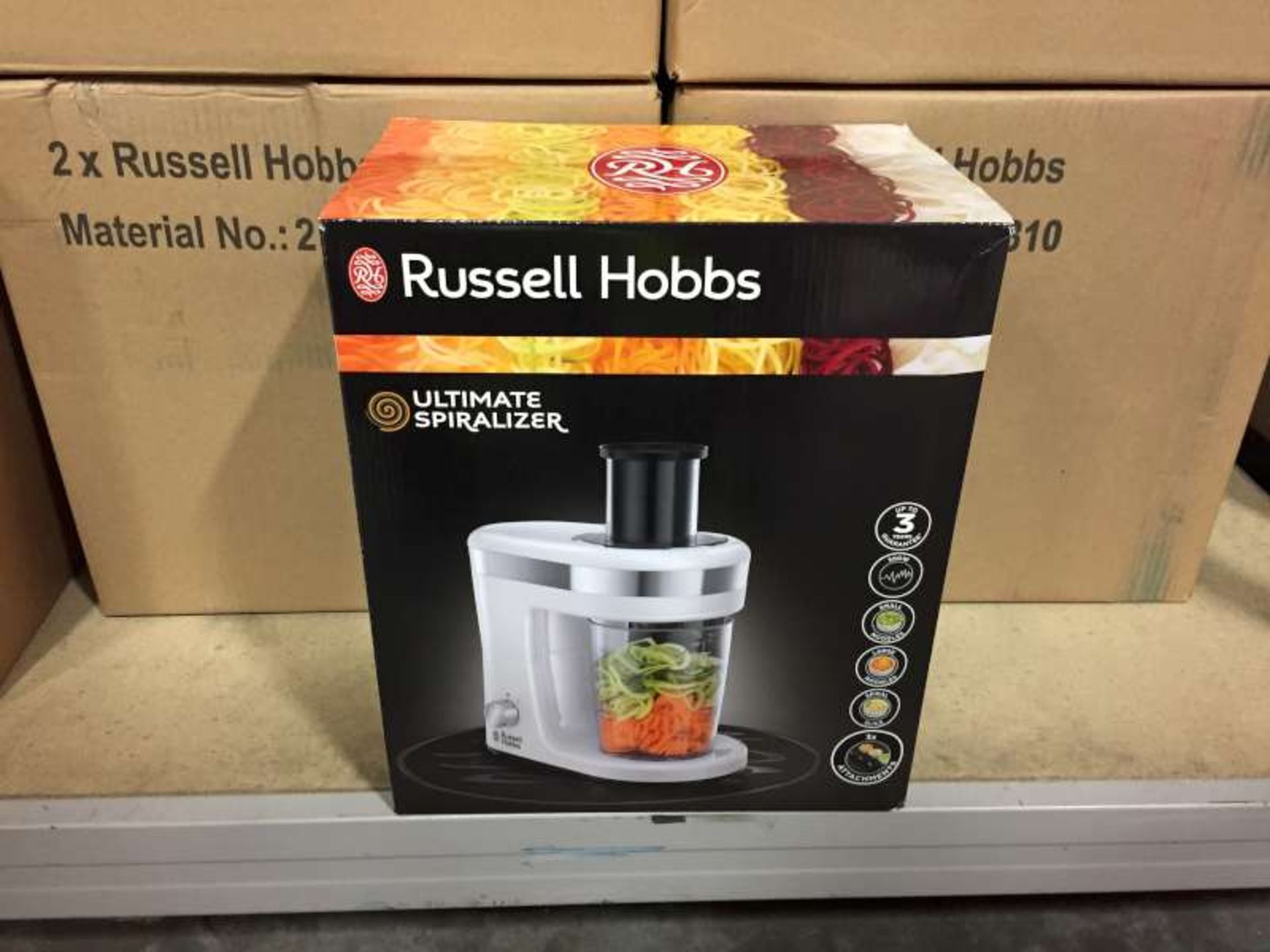 6 X BRAND NEW BOXED RUSSELL HOBBS ULTIMATE SPIRALIZERS IN 3 BOXES - Image 2 of 2