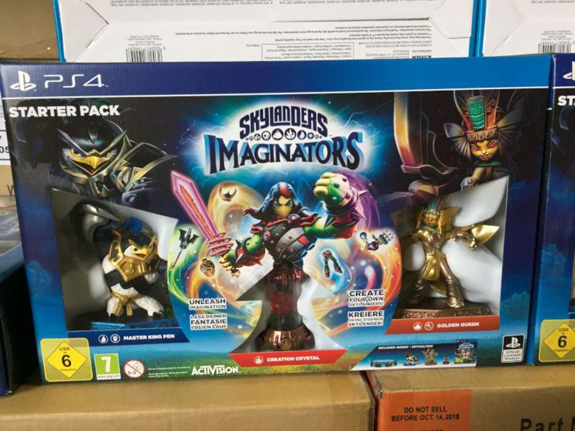 12 X BRAND NEW BOXED PS4 SKYLANDERS IMAGINATORS STARTER PACKS IN 2 BOXES