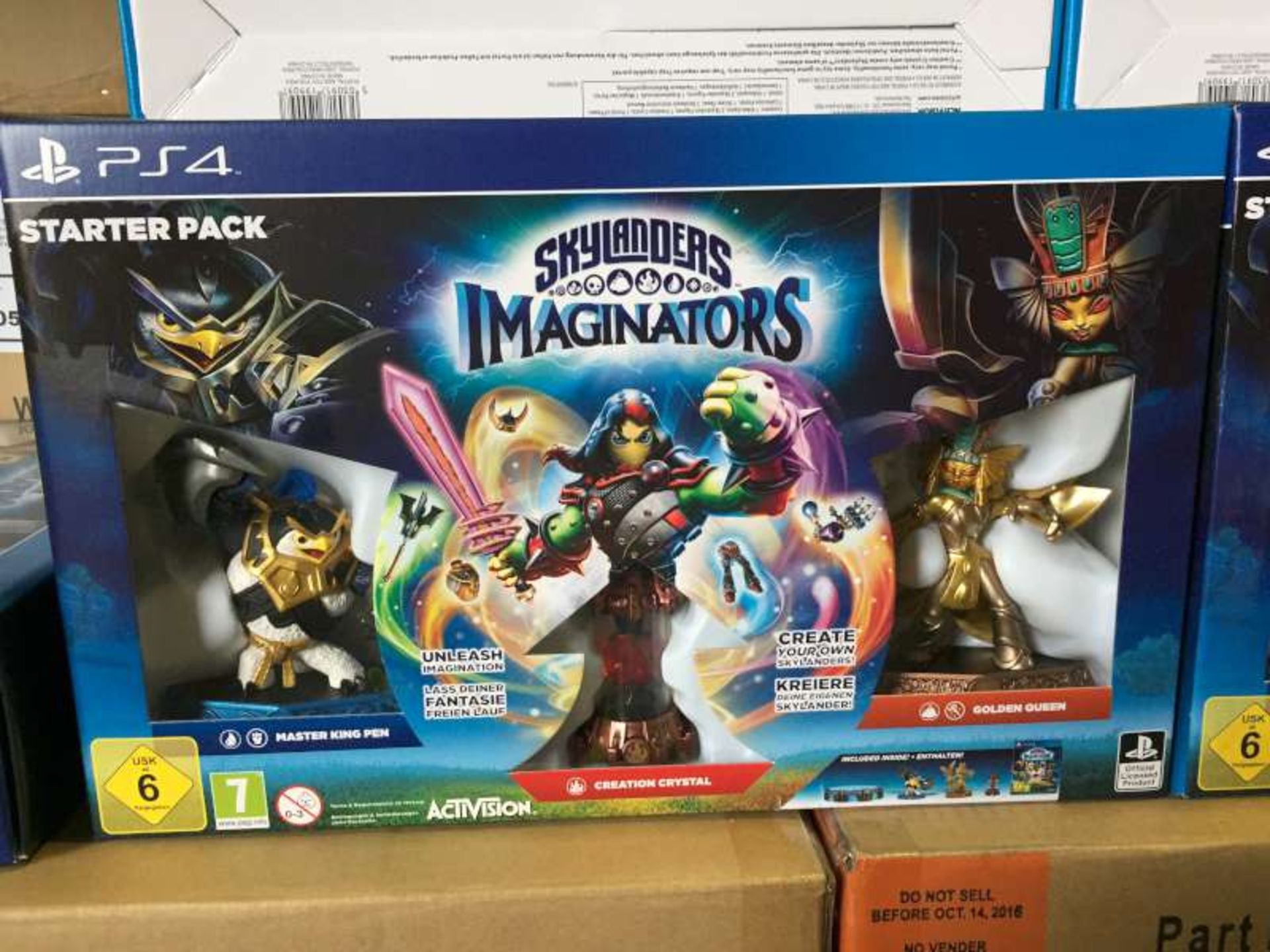 12 X BRAND NEW BOXED PS4 SKYLANDERS IMAGINATORS STARTER PACKS IN 2 BOXES