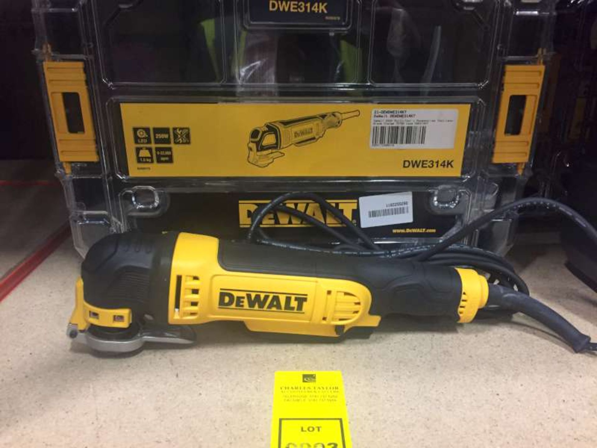 2 X BRAND NEW BOXED DEWALT DWE314K MULTI - TOOL