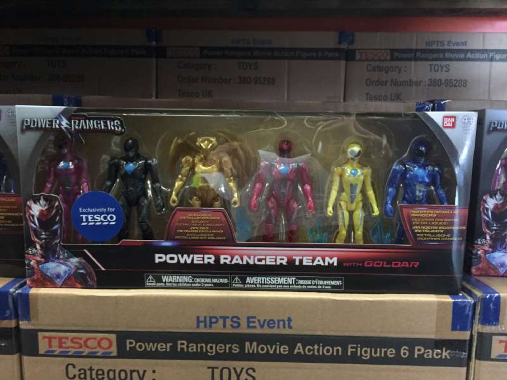 8 X BRAND NEW BOXED POWER RANGERS MOVIE ACTION FIGURE 6 PACK WITH GOLDAR IN 4 BOXES