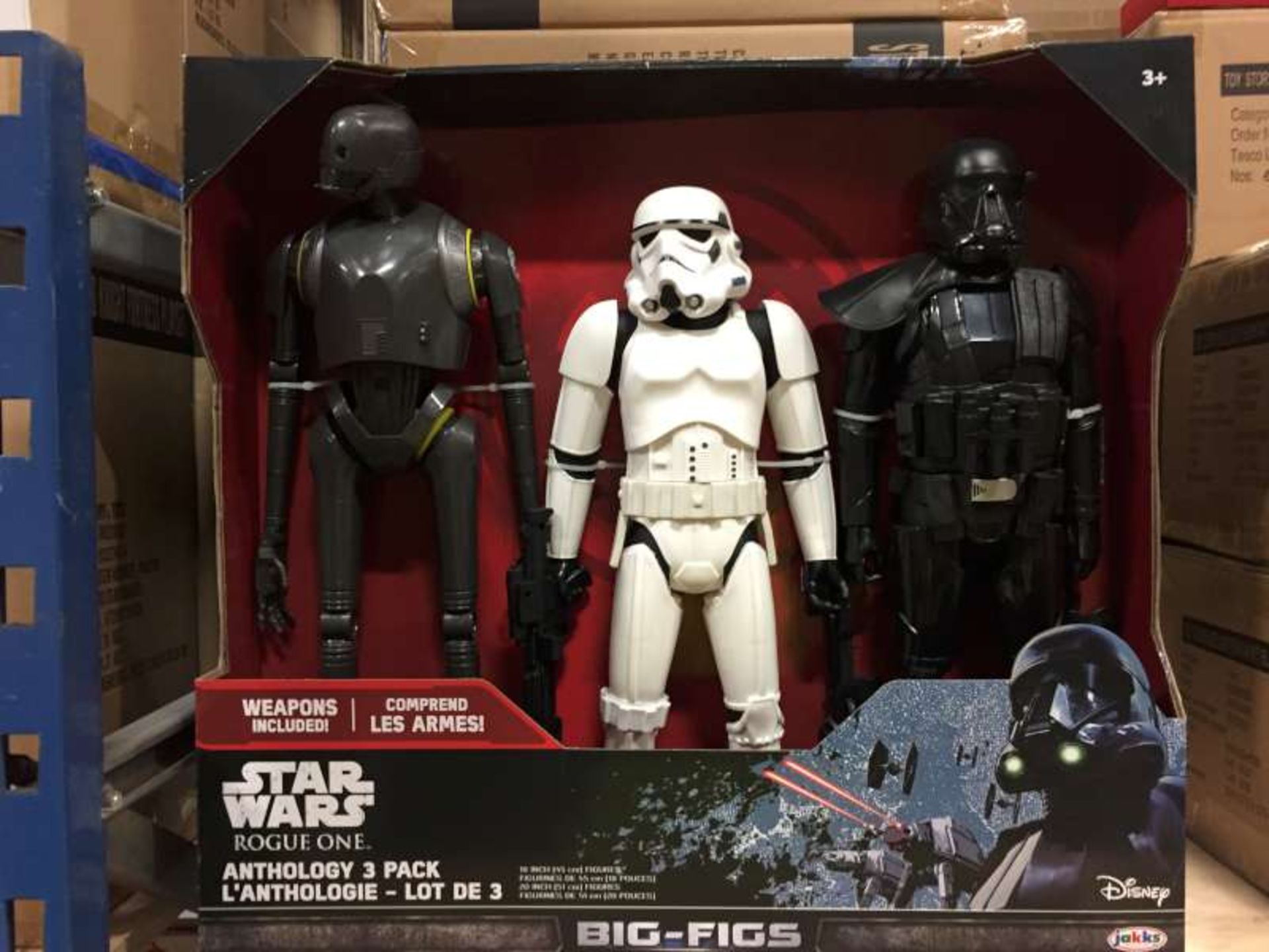 8 X BRAND NEW BOXED STAR WARS ROGUE ONE ANTHOLOGY 3 PACK 18 INCH FIGURE SETS IN 4 BOXES