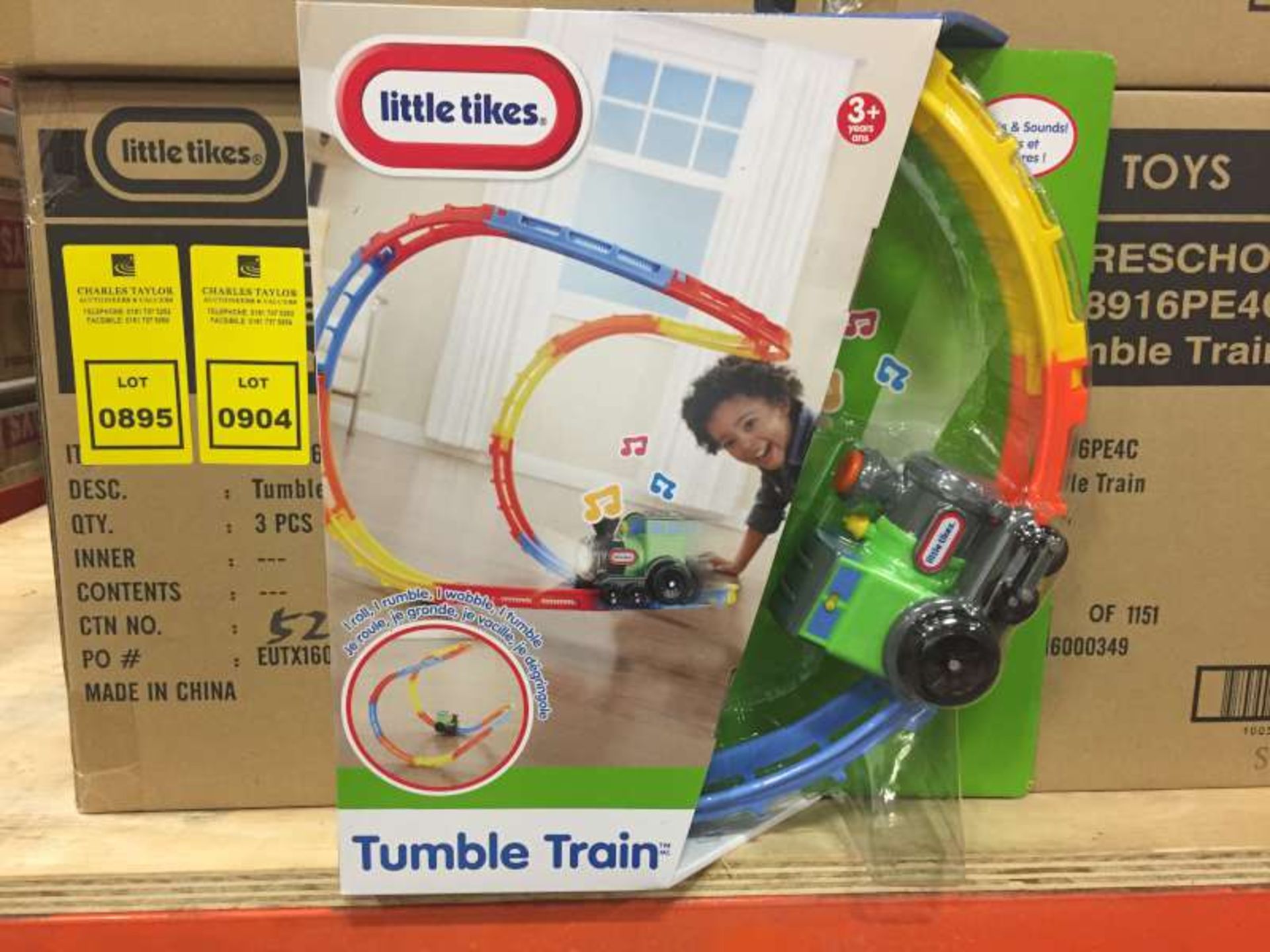 24 X BRAND NEW BOXED LITTLE TIKES TUMBLE TRAIN IN 8 BOXES