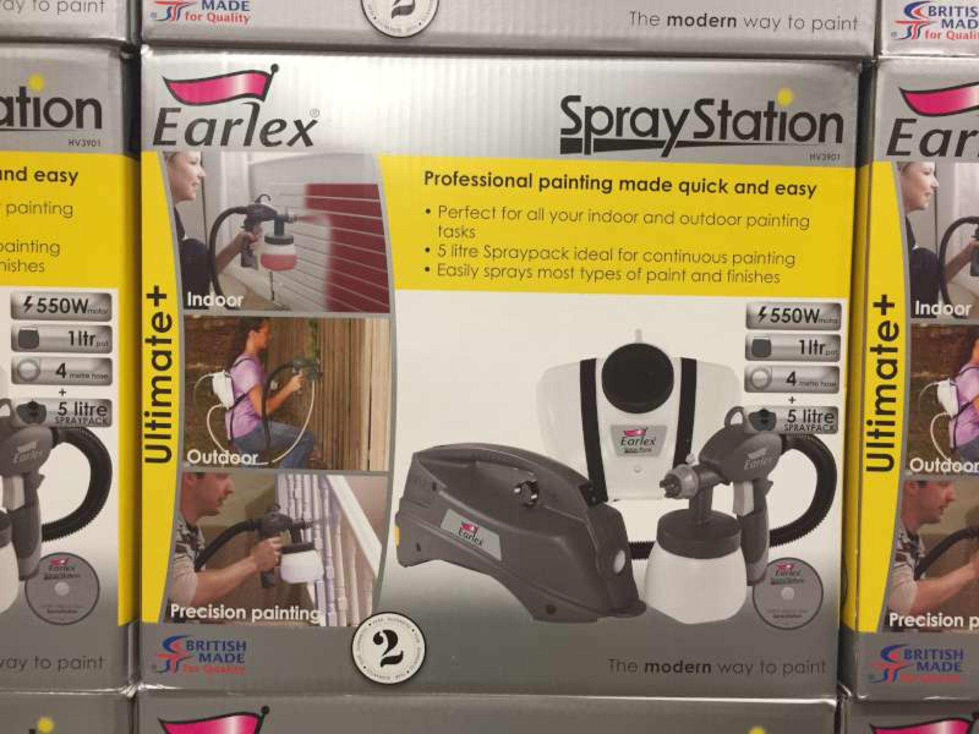 3 X BRAND NEW BOXED BRITISH MADE EARLEX SPRAY STATIONS