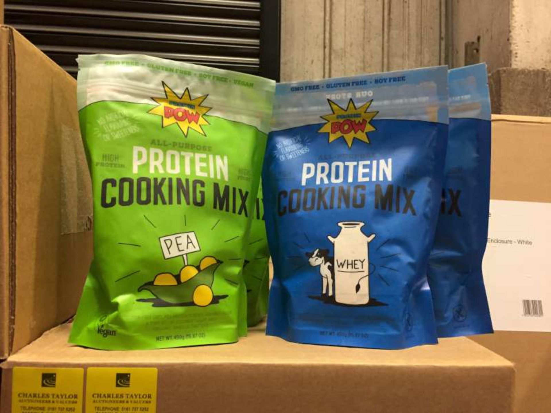 24 X 450G BAGS OF ALL PURPOSE PROTEIN COOKING MIX IN 2 BOXES