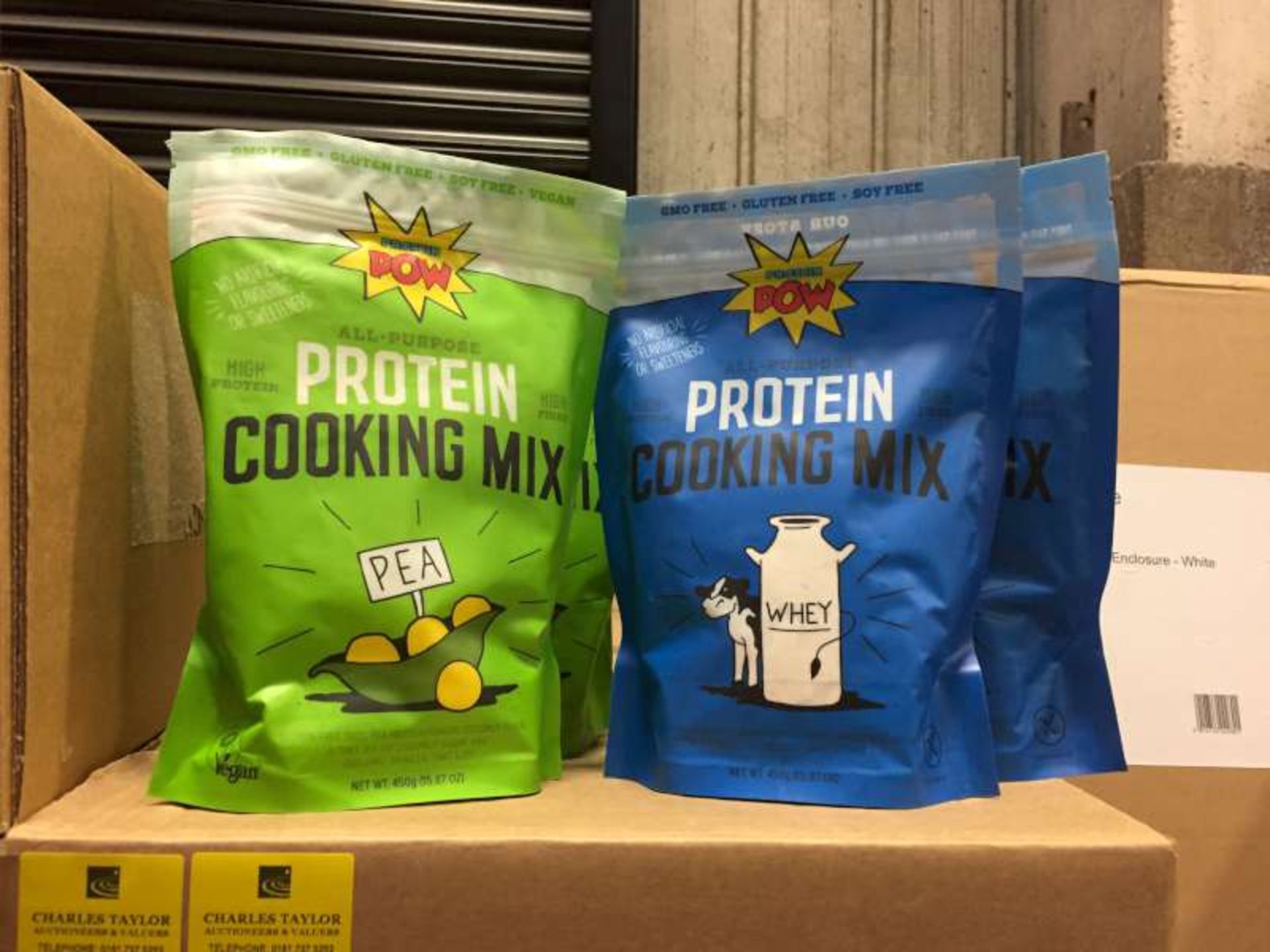 24 X 450G BAGS OF ALL PURPOSE PROTEIN COOKING MIX IN 2 BOXES