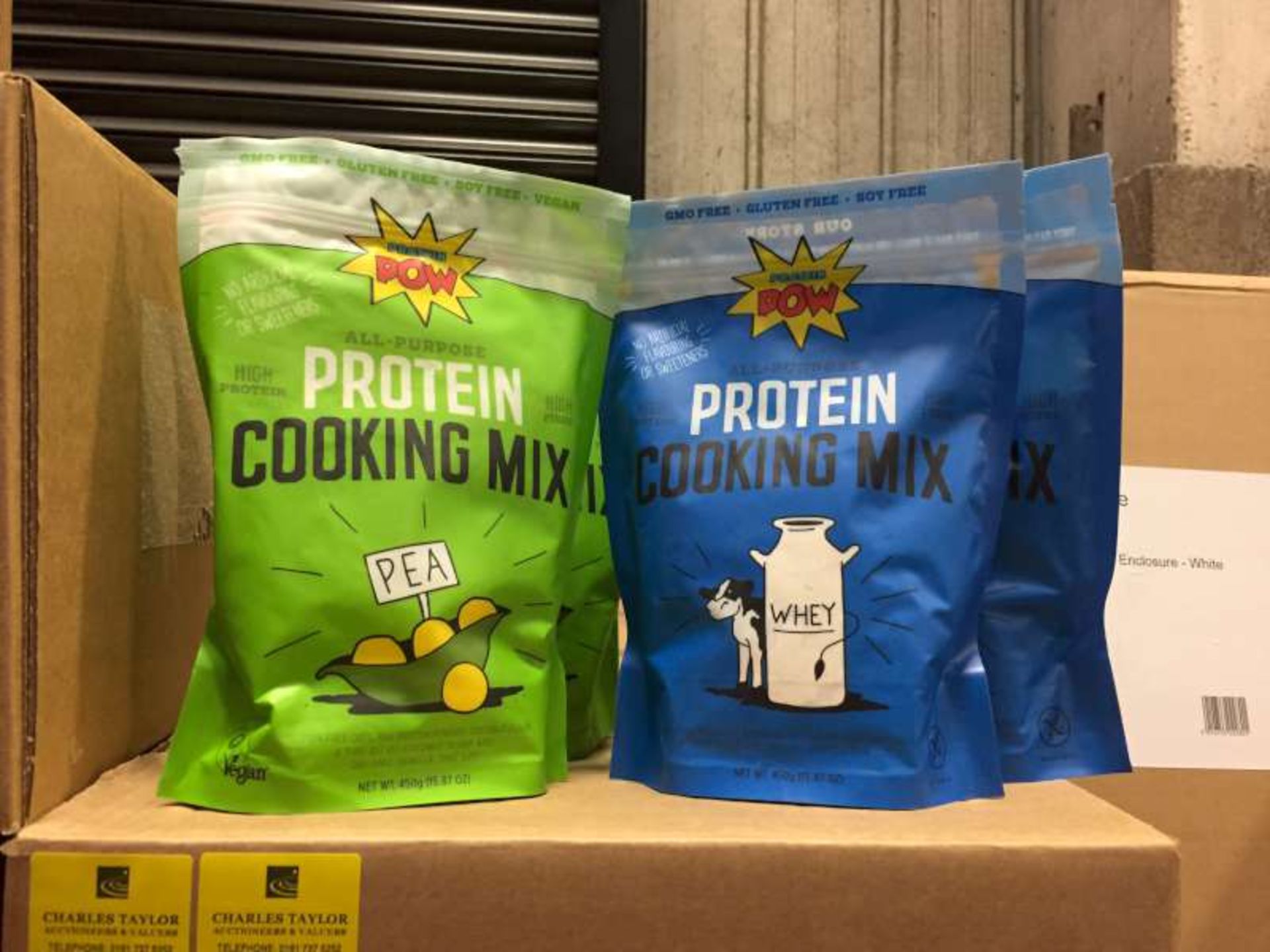 24 X 450G BAGS OF ALL PURPOSE PROTEIN COOKING MIX IN 2 BOXES