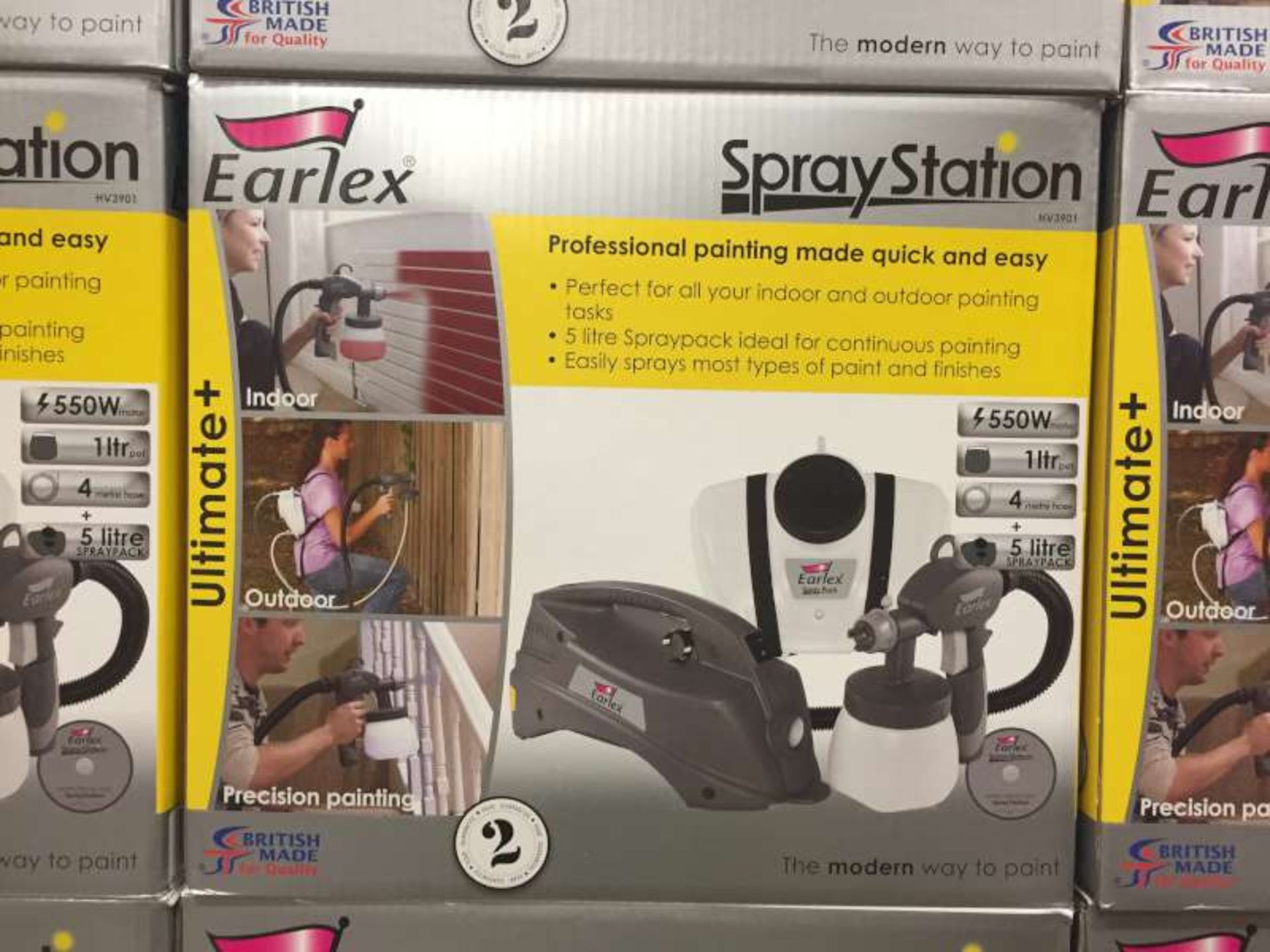 3 X BRAND NEW BOXED BRITISH MADE EARLEX SPRAY STATIONS