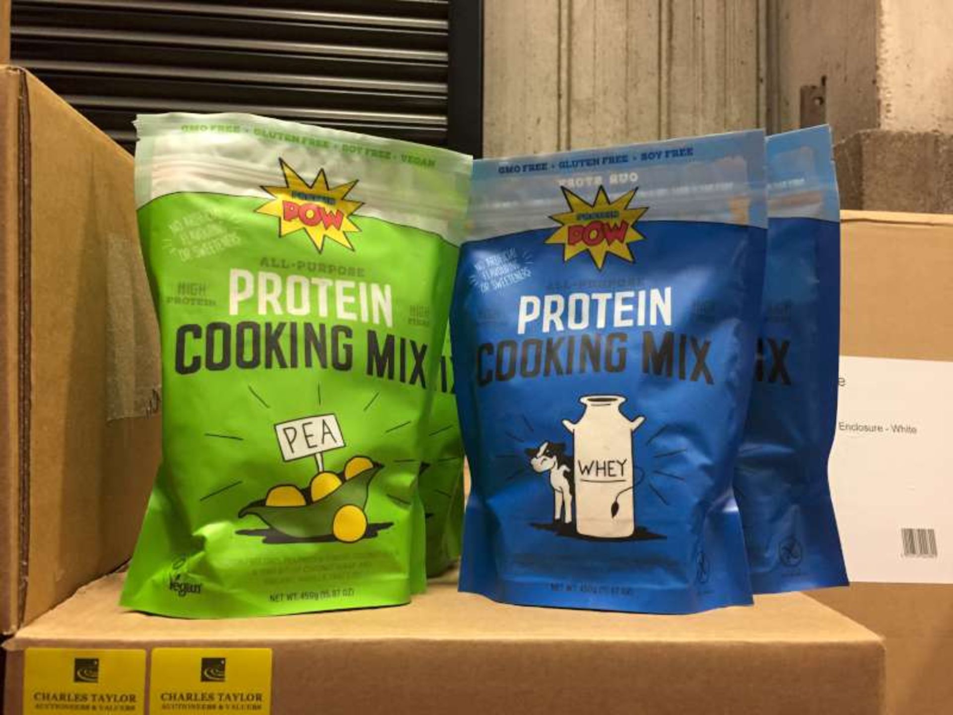 24 X 450G BAGS OF ALL PURPOSE PROTEIN COOKING MIX IN 2 BOXES