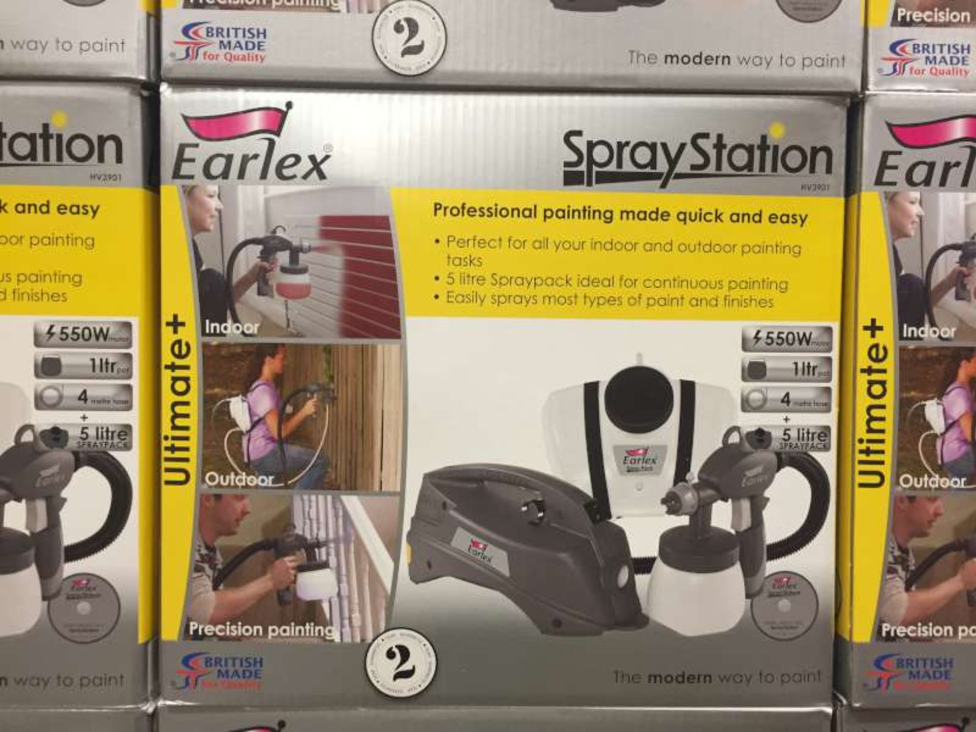 3 X BRAND NEW BOXED BRITISH MADE EARLEX SPRAY STATIONS