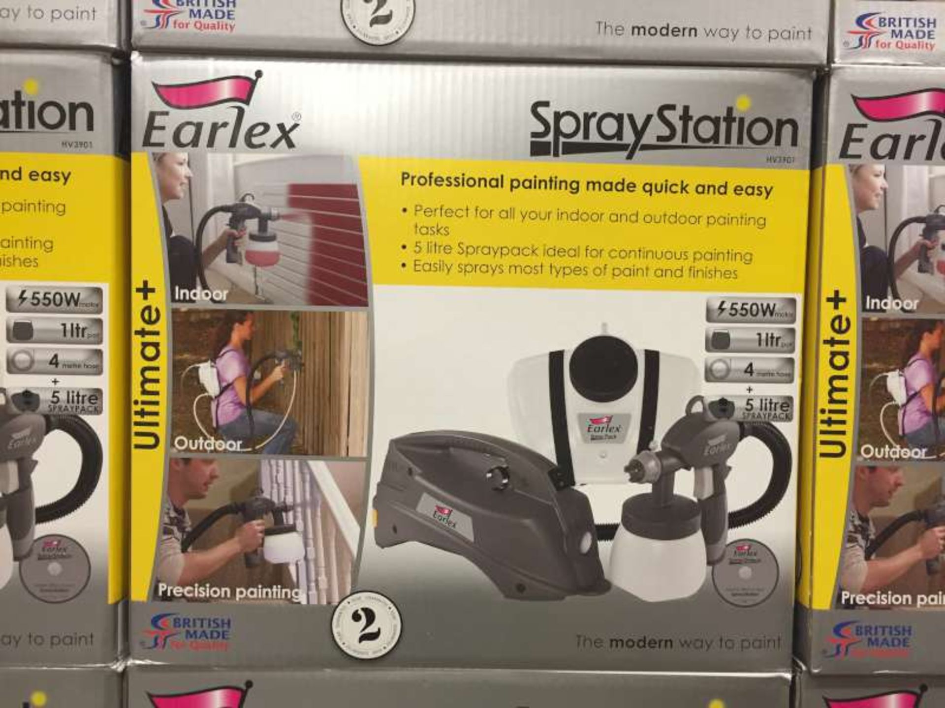 3 X BRAND NEW BOXED BRITISH MADE EARLEX SPRAY STATIONS