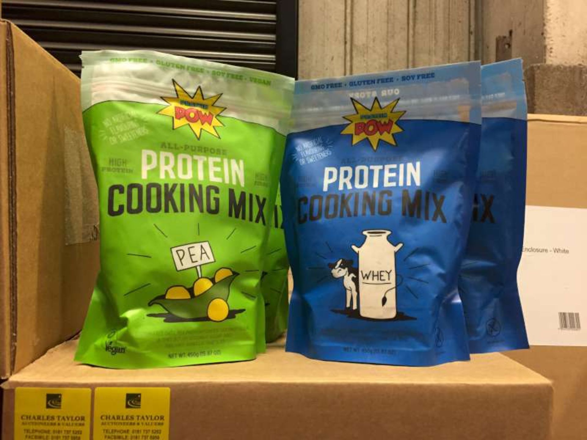 24 X 450G BAGS OF ALL PURPOSE PROTEIN COOKING MIX IN 2 BOXES