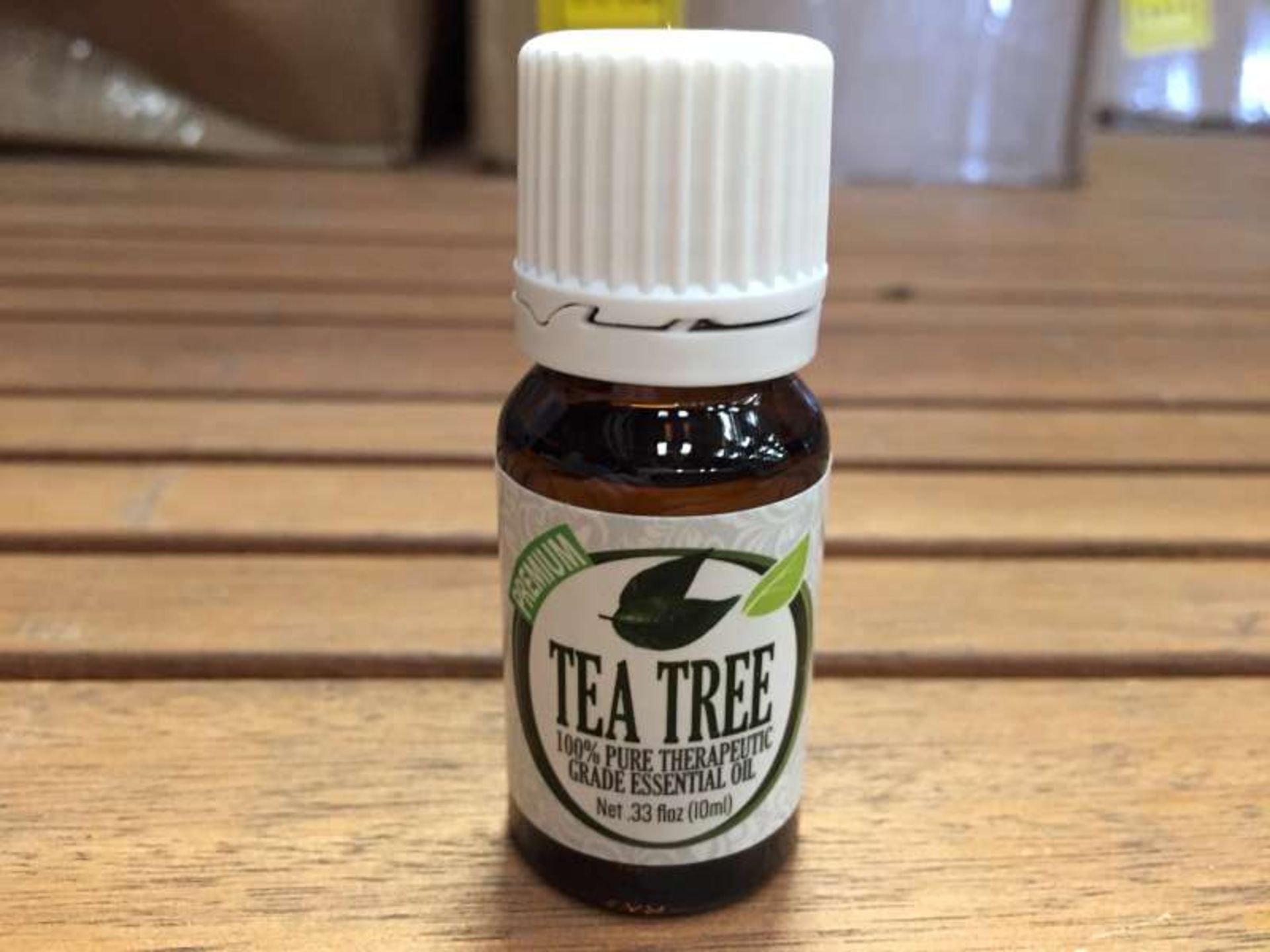 100 X 10 ML BOTTLES OF HEALING SOLUTIONS TEA TREE 100% PURE THERAPEUTIC GRADE ESSENTIAL OIL IN 1