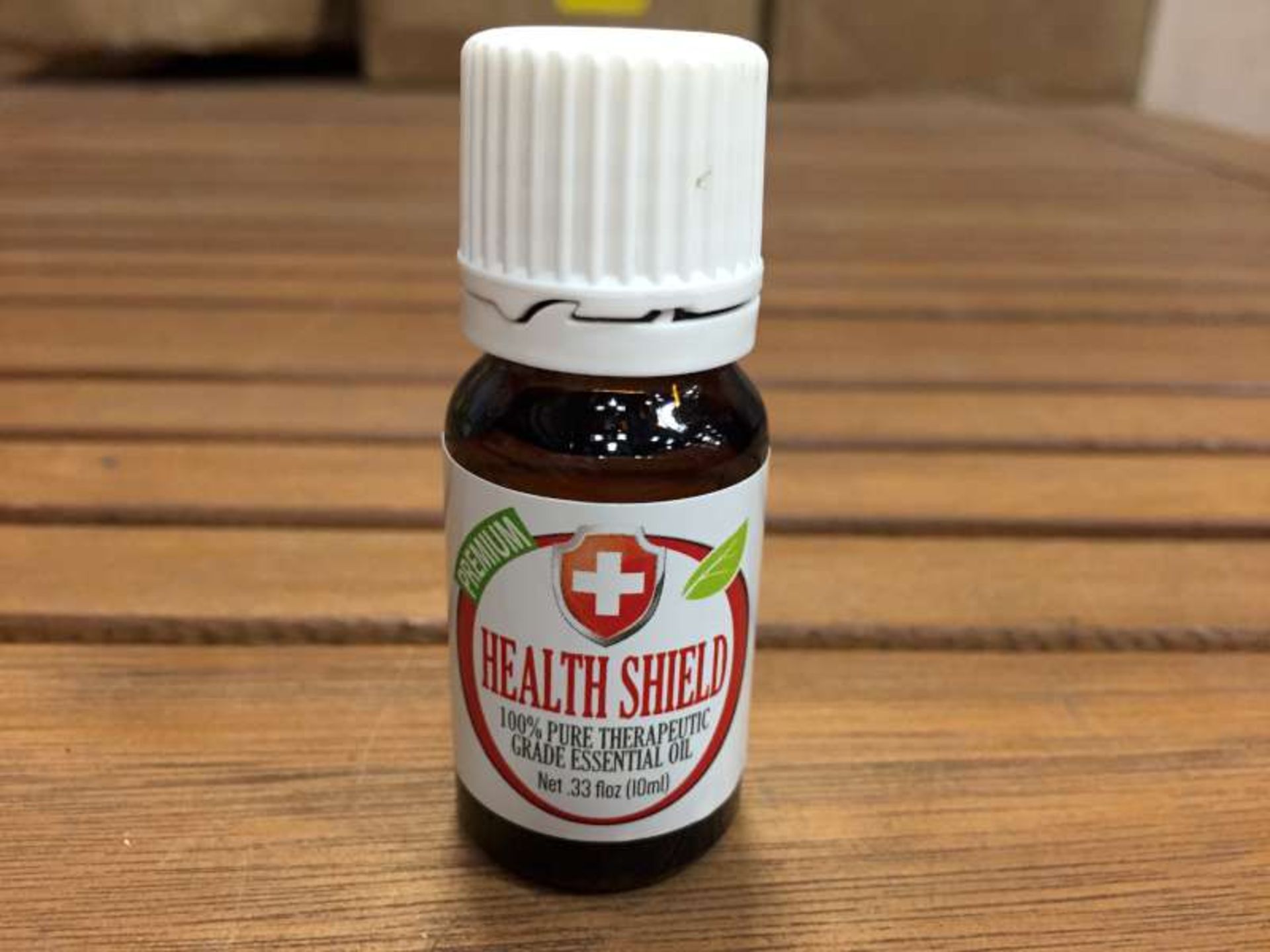 100 X 10 ML BOTTLES OF HEALING SOLUTIONS HEALTH SHIELD 100% PURE THERAPEUTIC GRADE ESSENTIAL OIL