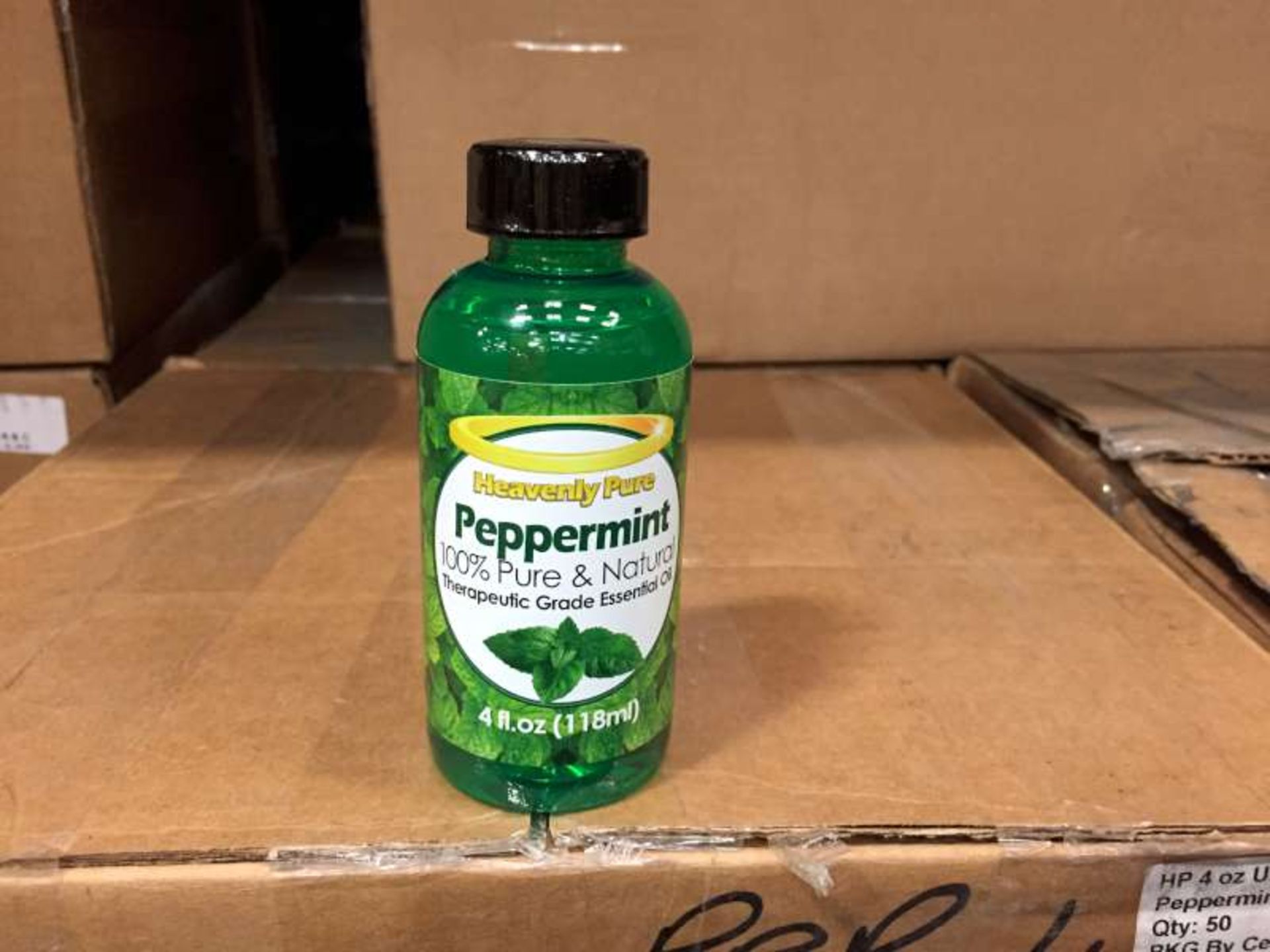 50 X 118 ML BOTTLES OF HEAVENLY PURE PEPPERMINT 100% PURE AND NATURAL THERAPEUTIC GRADE ESSENTIAL