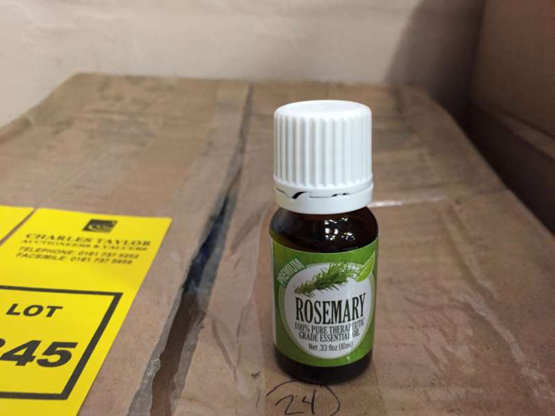 100 X 10 ML BOTTLES OF HEALING SOLUTIONS ROSEMARY 100% PURE THERAPEUTIC GRADE ESSENTIAL OIL IN 1