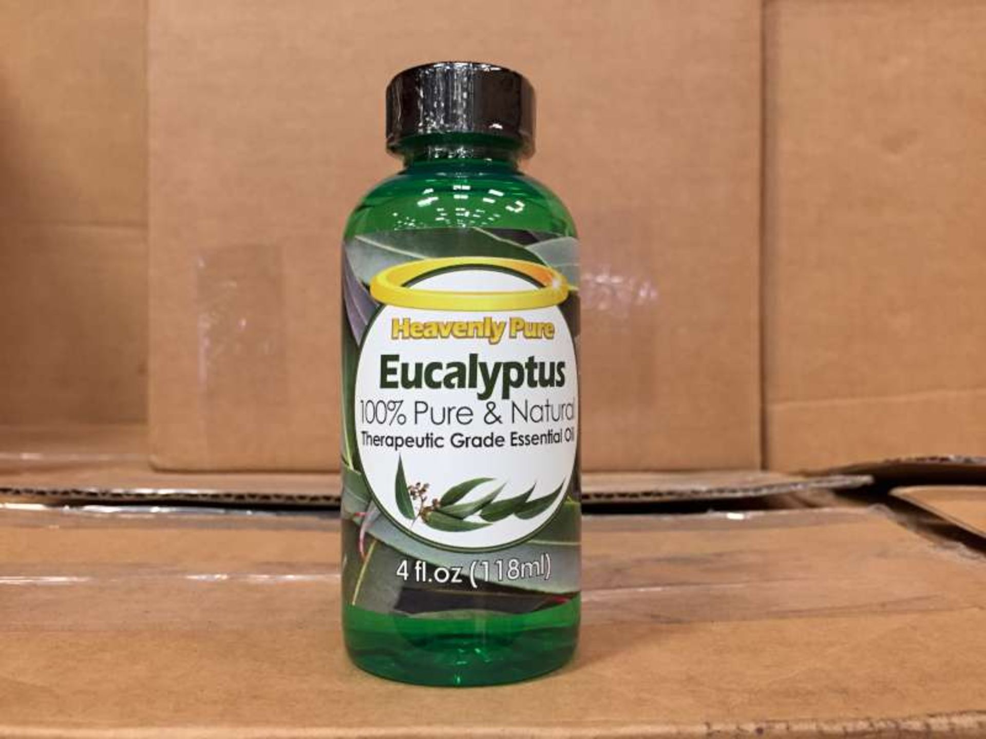 50 X 118 ML BOTTLES OF HEAVENLY PURE EUCALYPTUS 100% PURE AND NATURAL THERAPEUTIC GRADE ESSENTIAL